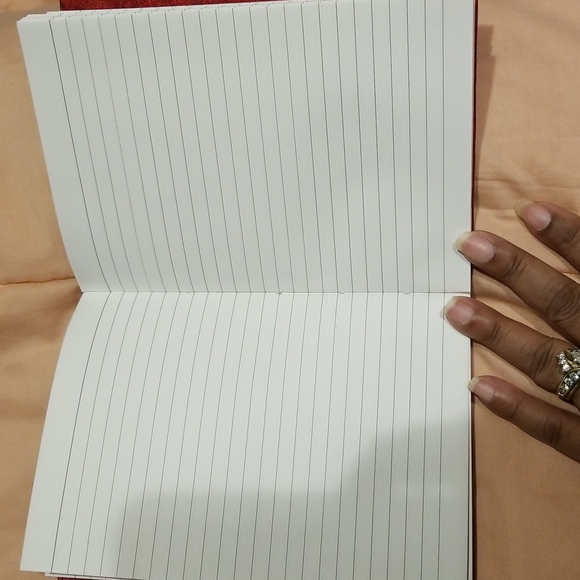 New Handcrafted Beaded/Sequin Lined Burgundy Journal - Picture 7 of 8